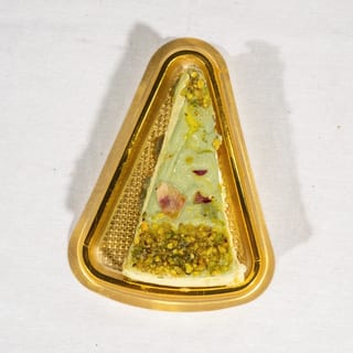 Pistachio cheesecake