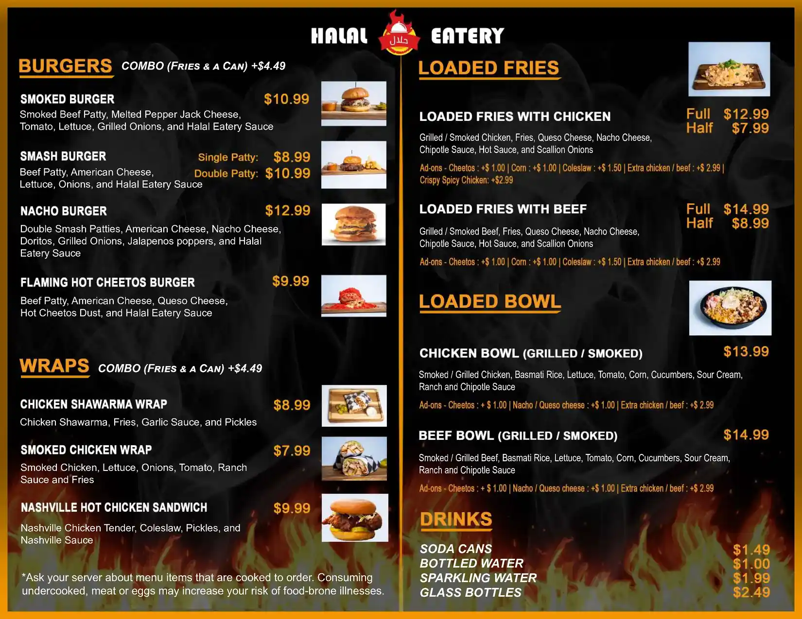 Menu Page 1